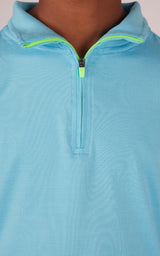 Boys Quarter Zip Pullover Sweatshirt - 90 Degree by Reflex