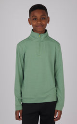 Boys Quarter Zip Pullover Sweatshirt - 90 Degree by Reflex