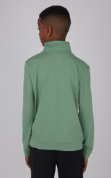 Boys Quarter Zip Pullover Sweatshirt - 90 Degree by Reflex