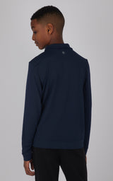 Boys Quarter Zip Pullover Sweatshirt - 90 Degree by Reflex