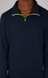 Boys Quarter Zip Pullover Sweatshirt