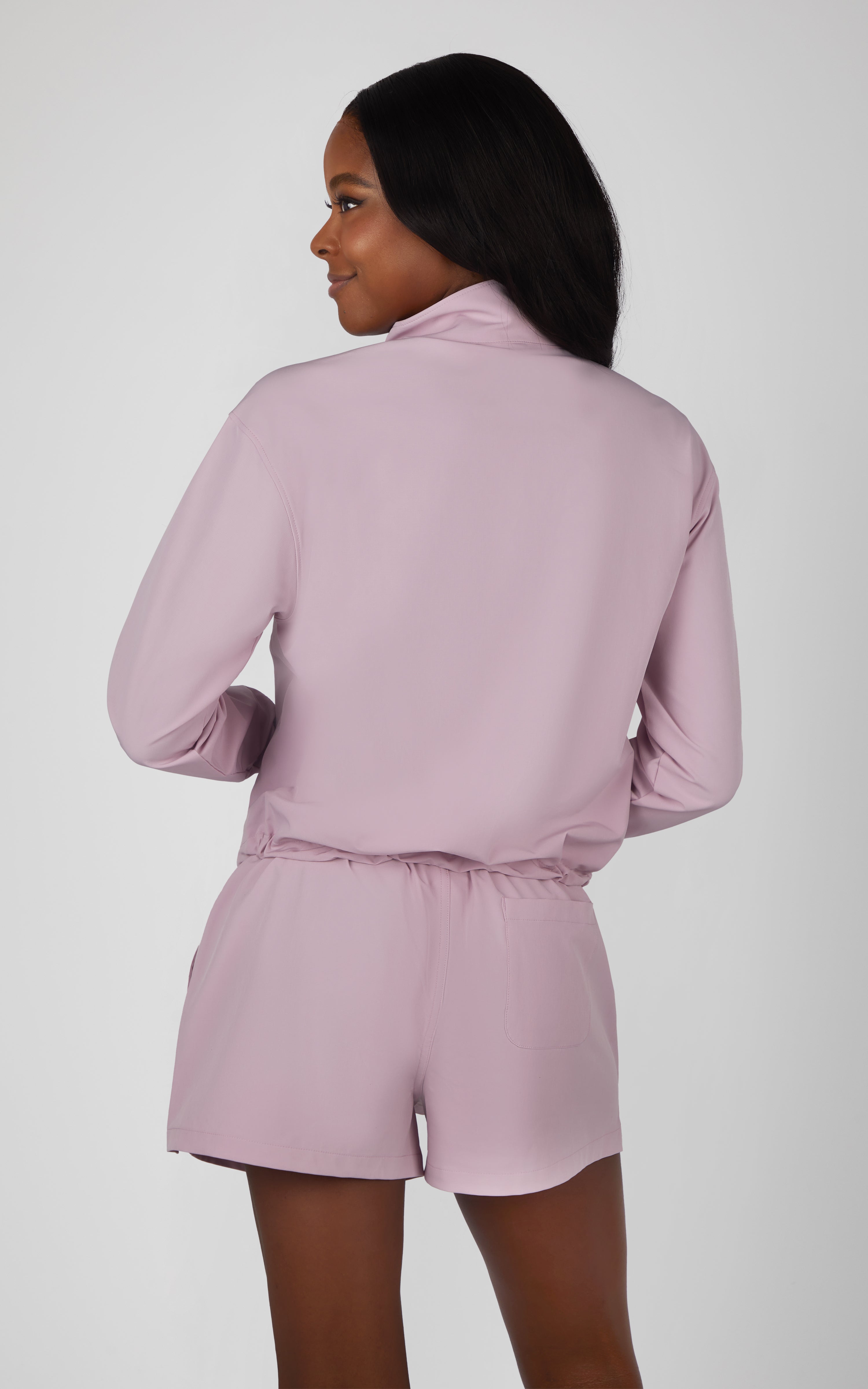 Citylite Half Zip Cinched Hem Jacket - 90 Degree by Reflex