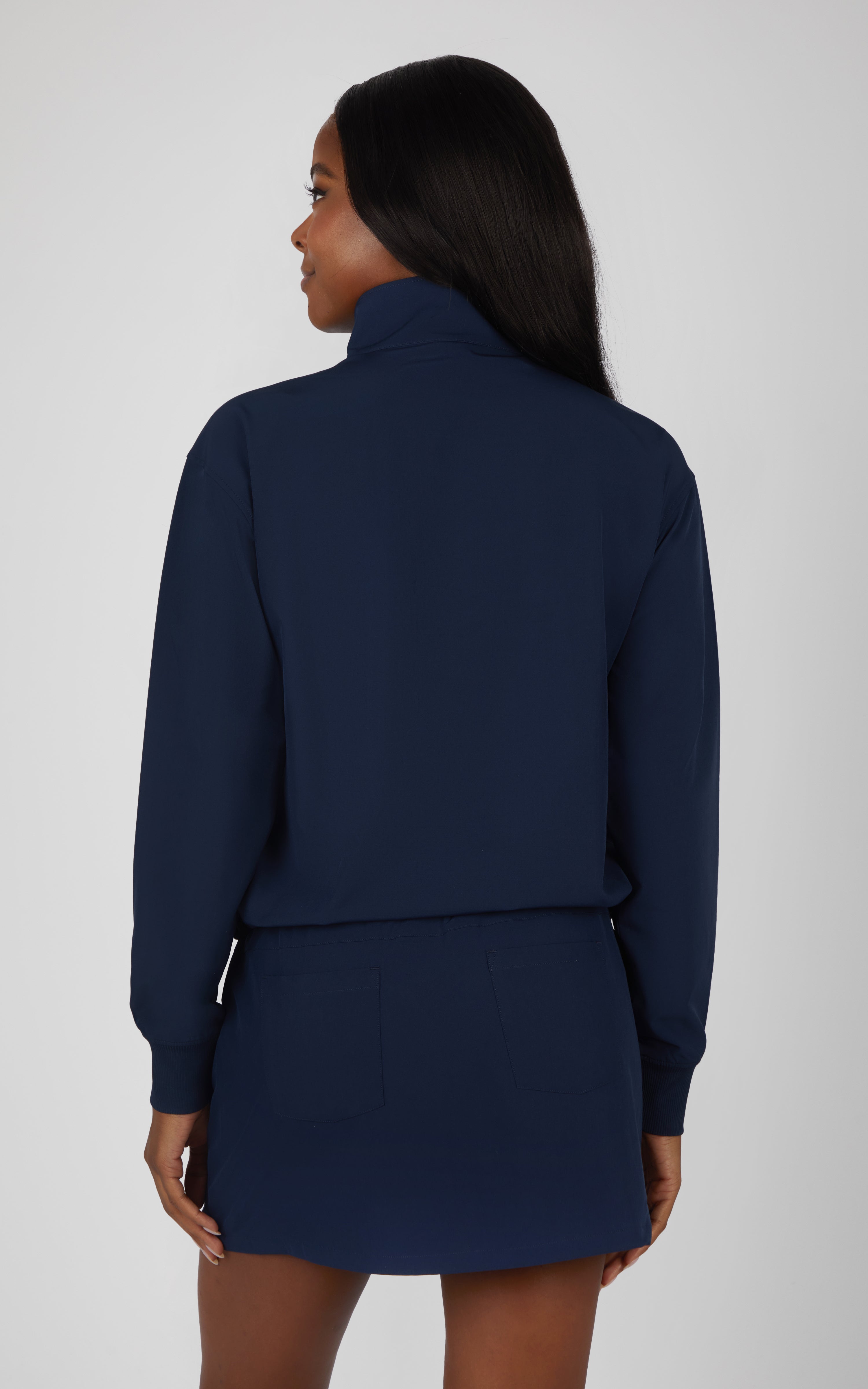 Citylite Half Zip Cinched Hem Jacket - 90 Degree by Reflex