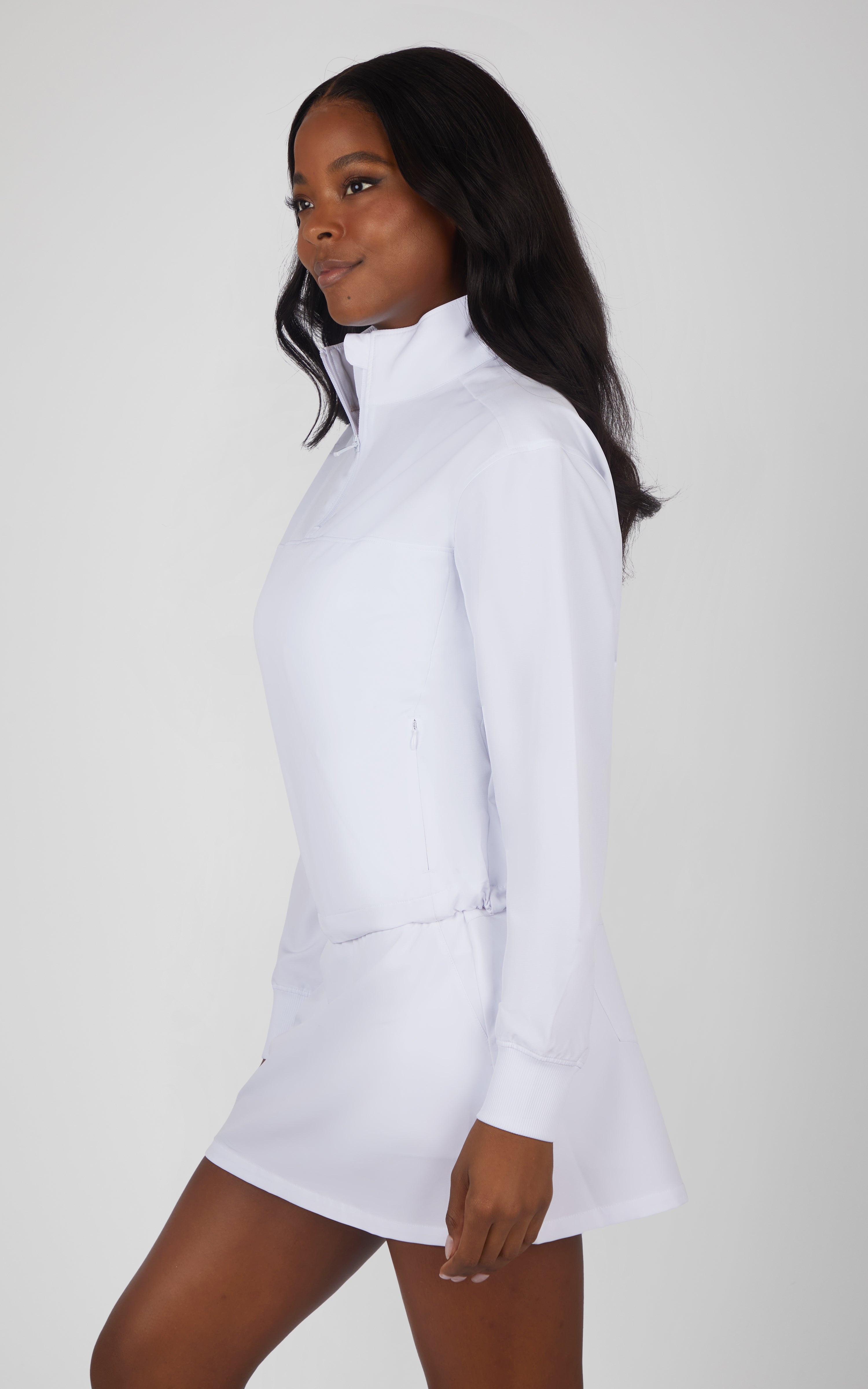 Citylite Half Zip Cinched Hem Jacket - 90 Degree by Reflex