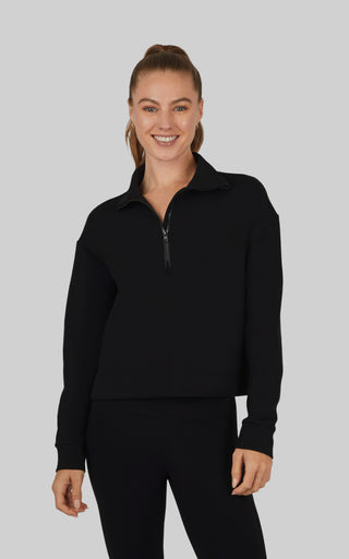 Softlite Scuba Modal Naples Half Zip Sweatshirt