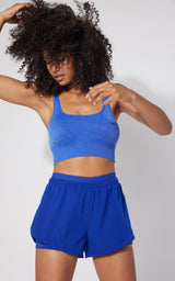 2 PK Stonewash Seamless Bra Tank - 90 Degree by Reflex