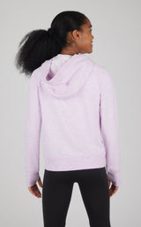 Girls Brushed Full Zip Hooded Jacket - 90 Degree by Reflex