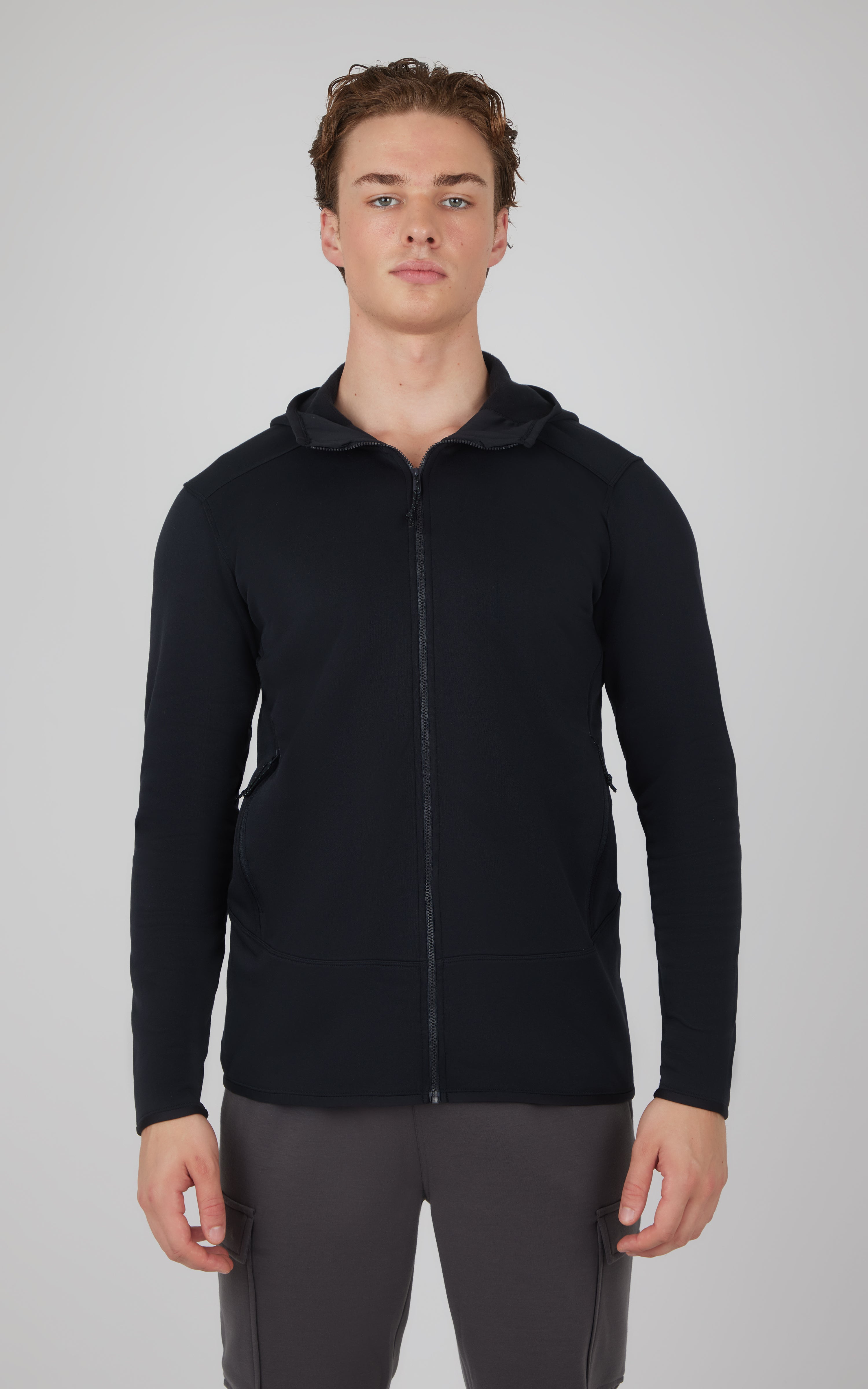 Men's Softlite Fleece Inside Hoodie Jacket - 90 Degree by Reflex