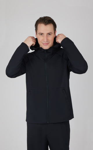 Mens Brushed Warp Full Zip Hoodie