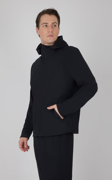 Mens Brushed Warp Full Zip Hoodie - JFM80398 – 90 Degree by Reflex