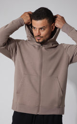 Mens Softlite Full Zip Hoodie - 90 Degree by Reflex
