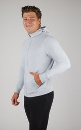 Mens Softlite Full Zip Hoodie - 90 Degree by Reflex