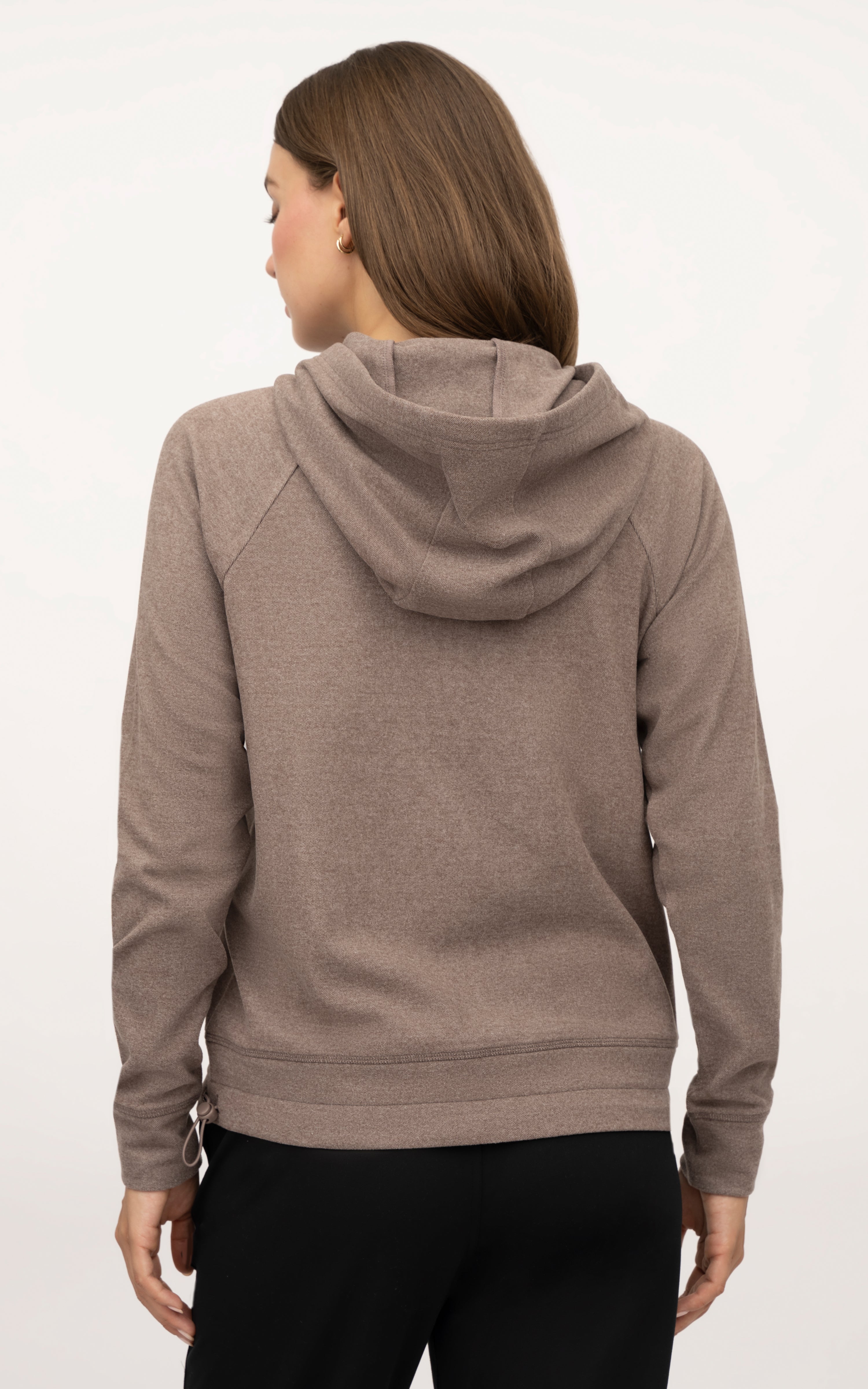 Marled Pique Parker Hoodie Jacket