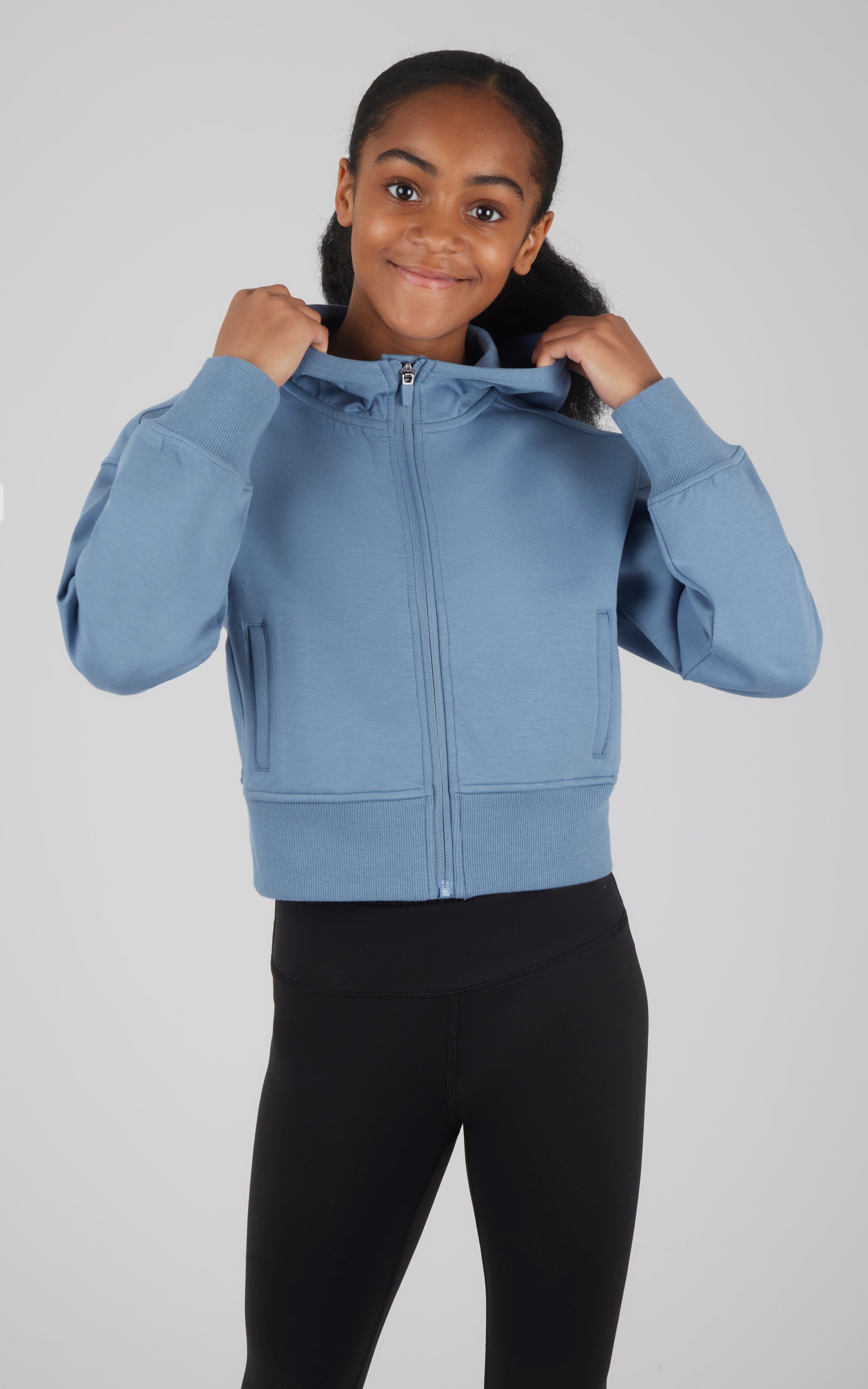 Girls Softlite Ascend Full Zip Jacket - 90 Degree by Reflex