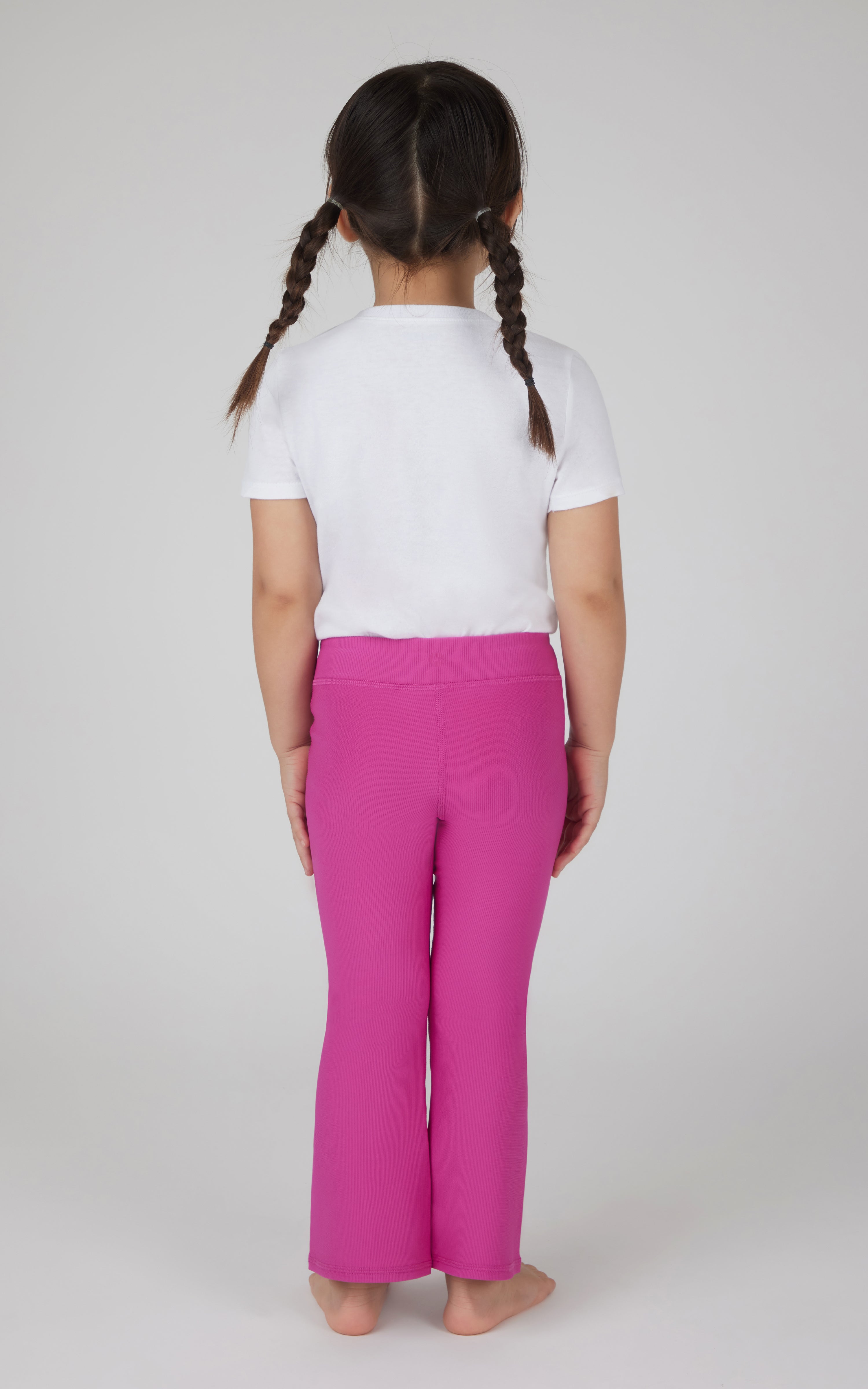 Toddler Girls 2 PK Ribbed Flared Pant - 90 Degree by Reflex