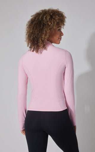 Interlock Industry Slim Fit Jacket with Pleated Neck