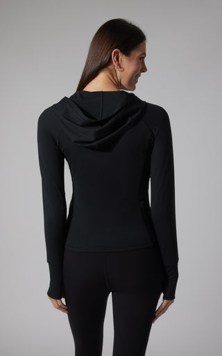 Felix Lux Ribbed Full Zip Hoodie Jacket
