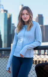 Felix Lux Ribbed Full Zip Hoodie Jacket