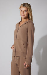 Terry Everyday Full Zip Hoodie Jacket - 90 Degree by Reflex