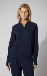 Terry Everyday Full Zip Hoodie Jacket - 90 Degree by Reflex