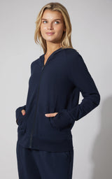 Terry Everyday Full Zip Hoodie Jacket - 90 Degree by Reflex