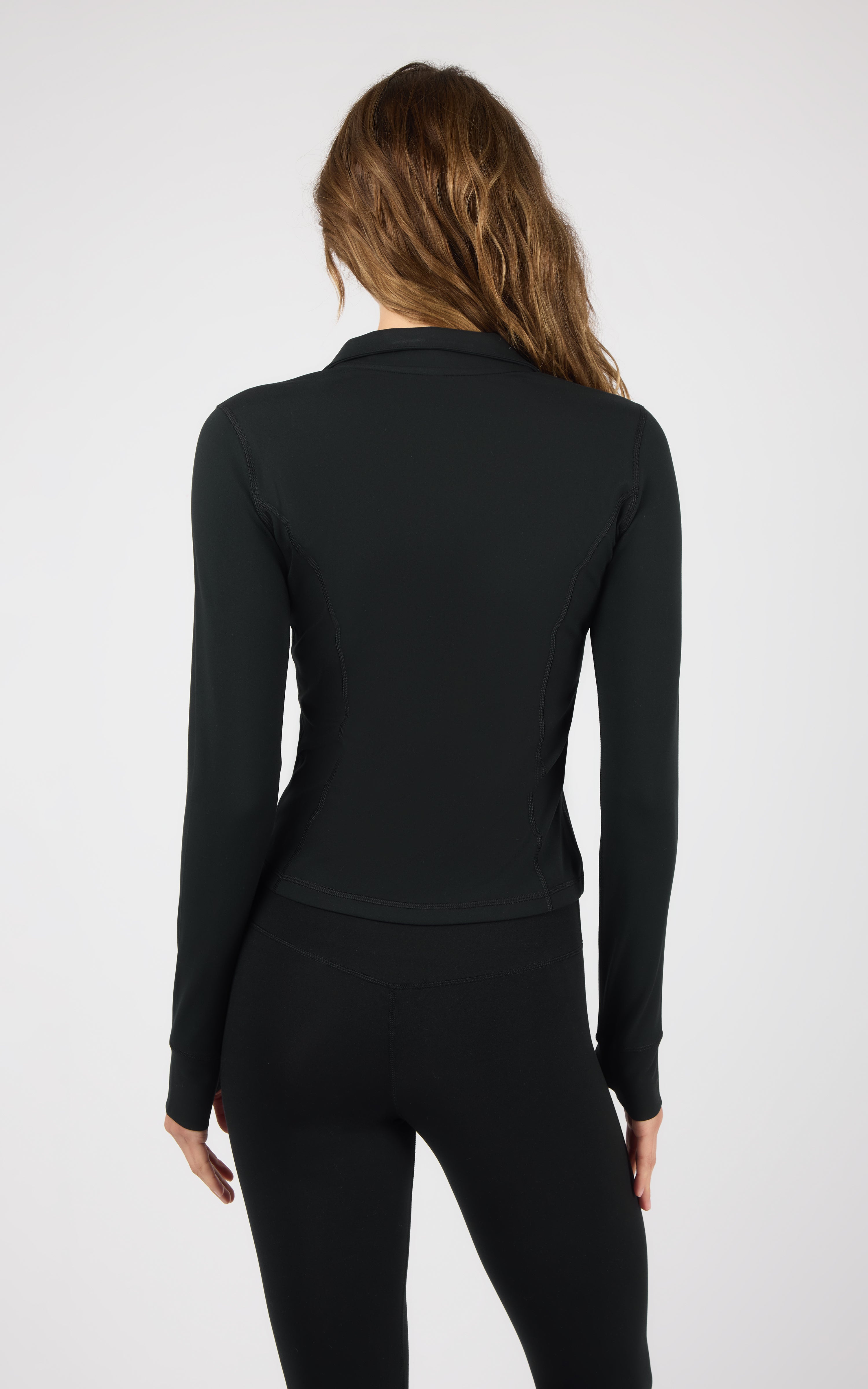 Lux Reform Jacket With Thumb Holes and Front Zip Pockets - 90 Degree by Reflex