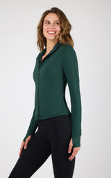 Lux Reform Jacket With Thumb Holes and Front Zip Pockets - 90 Degree by Reflex