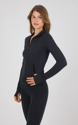 Lux Odessa Full Zip Jacket w/ Side Pocket and Design Seam - 90 Degree by Reflex