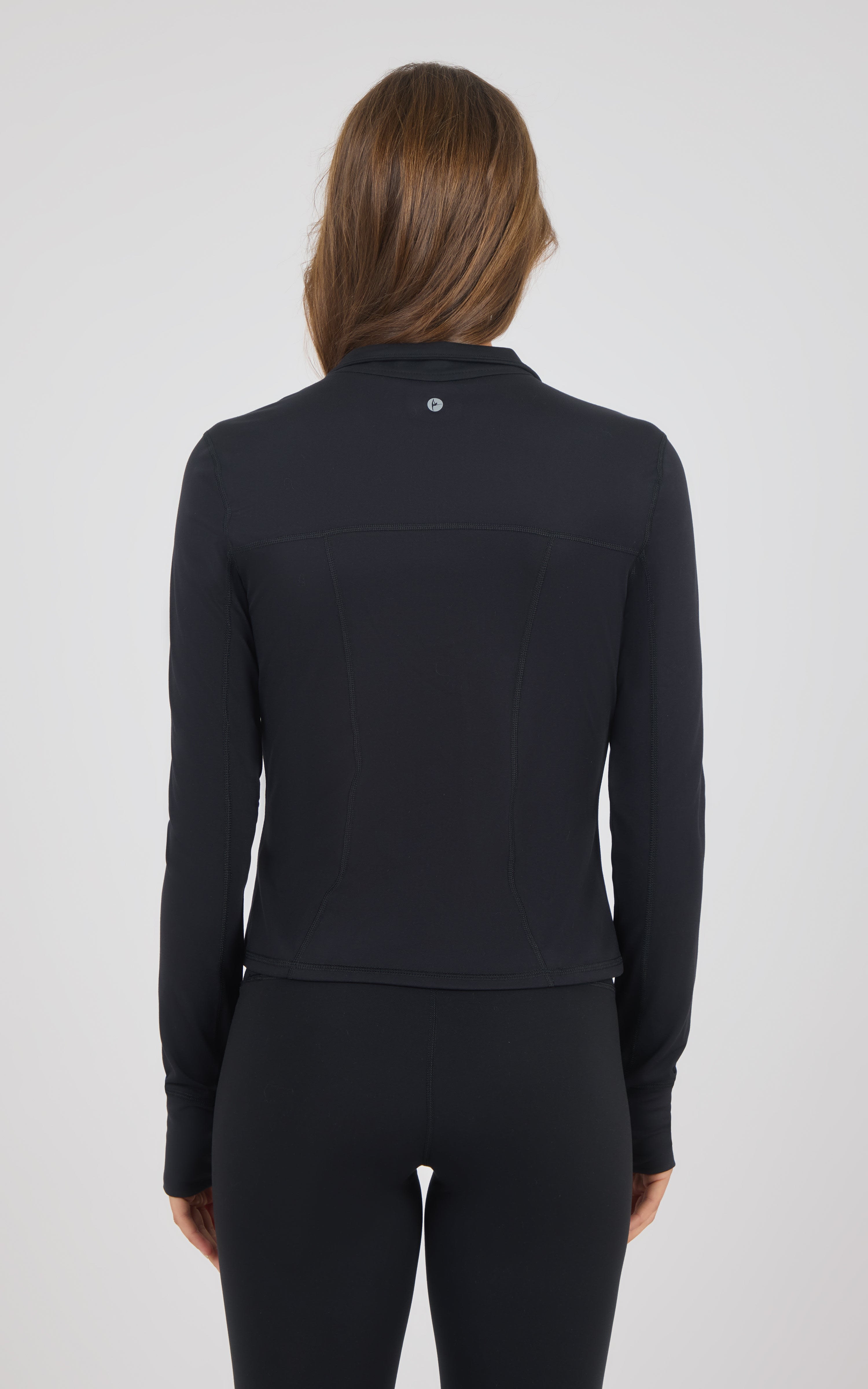 Lux Odessa Full Zip Jacket w/ Side Pocket and Design Seam - 90 Degree by Reflex