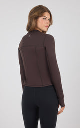 Lux Odessa Full Zip Jacket w/ Side Pocket and Design Seam - 90 Degree by Reflex
