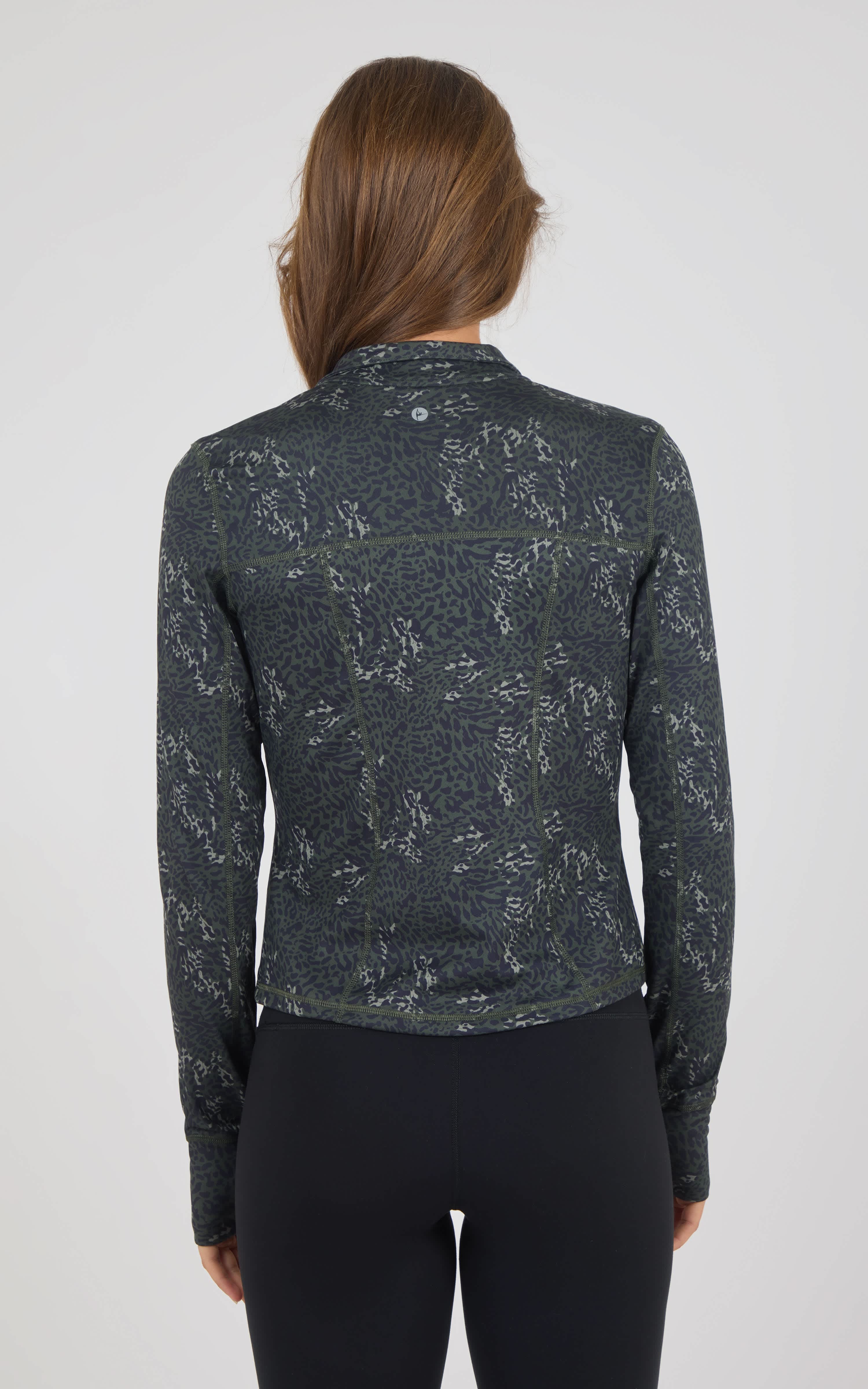 Lux Odessa Full Zip Jacket w/ Side Pocket and Design Seam - 90 Degree by Reflex