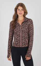 Lux Odessa Full Zip Jacket w/ Side Pocket and Design Seam - 90 Degree by Reflex