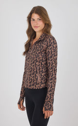 Lux Odessa Full Zip Jacket w/ Side Pocket and Design Seam - 90 Degree by Reflex