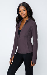Interlink Ribbed Princess Seam Performance Jacket - 90 Degree by Reflex