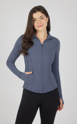 Interlink Ribbed Princess Seam Performance Jacket - 90 Degree by Reflex