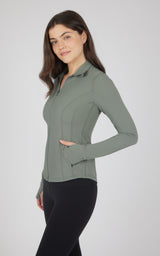 Interlink Ribbed Princess Seam Performance Jacket - 90 Degree by Reflex