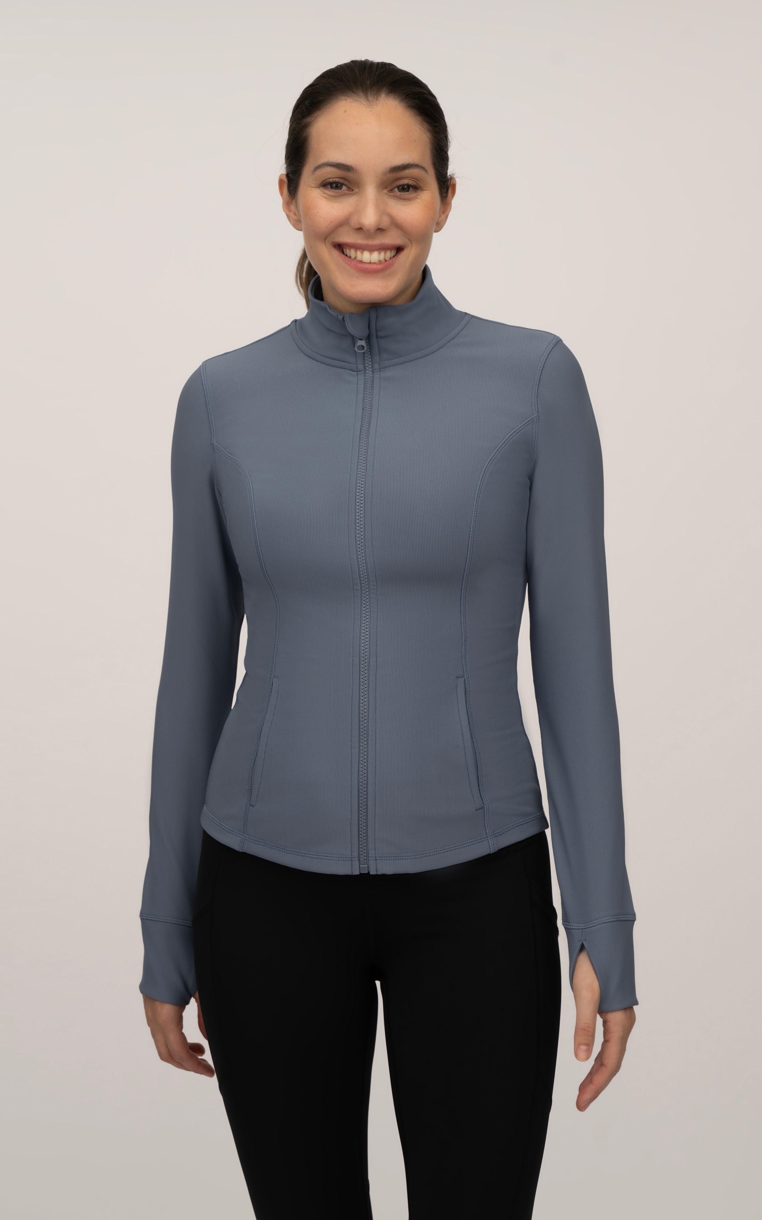 JW88967 Rib Altitude full zip performance jacket – China Blue – image 3