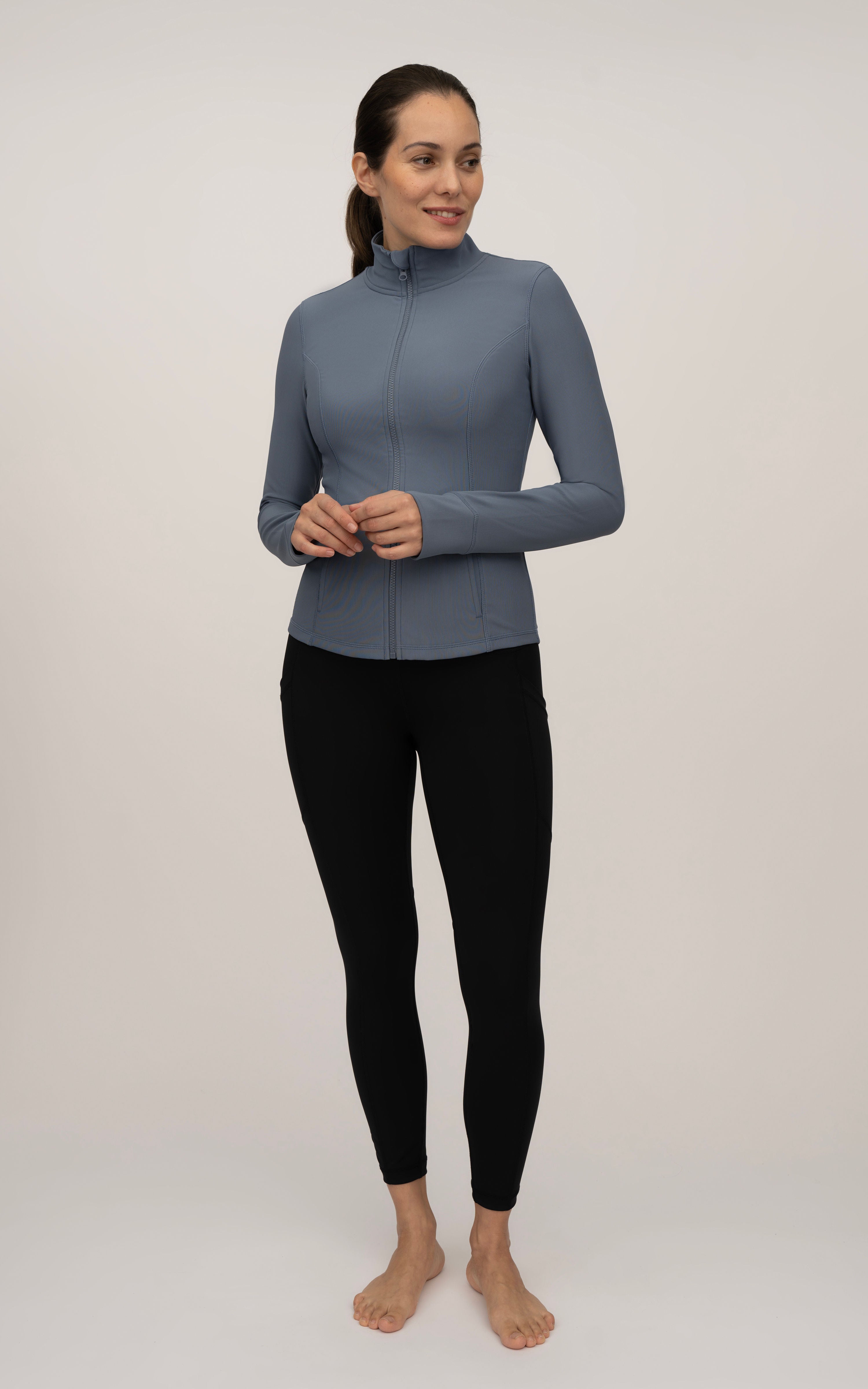 JW88967 Rib Altitude full zip performance jacket – China Blue – image 7