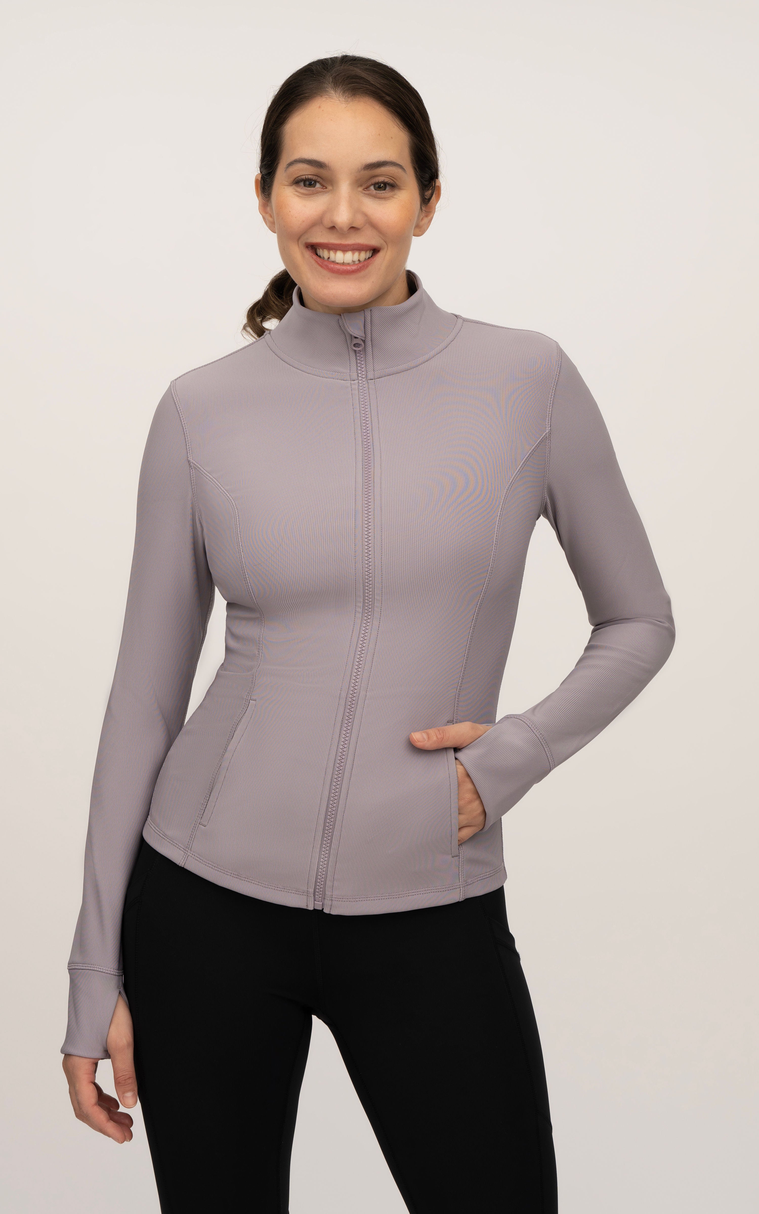JW88967 Rib Altitude full zip performance jacket – Minimal Gray – image 1