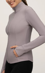 JW88967 Rib Altitude full zip performance jacket – Minimal Gray – image 3