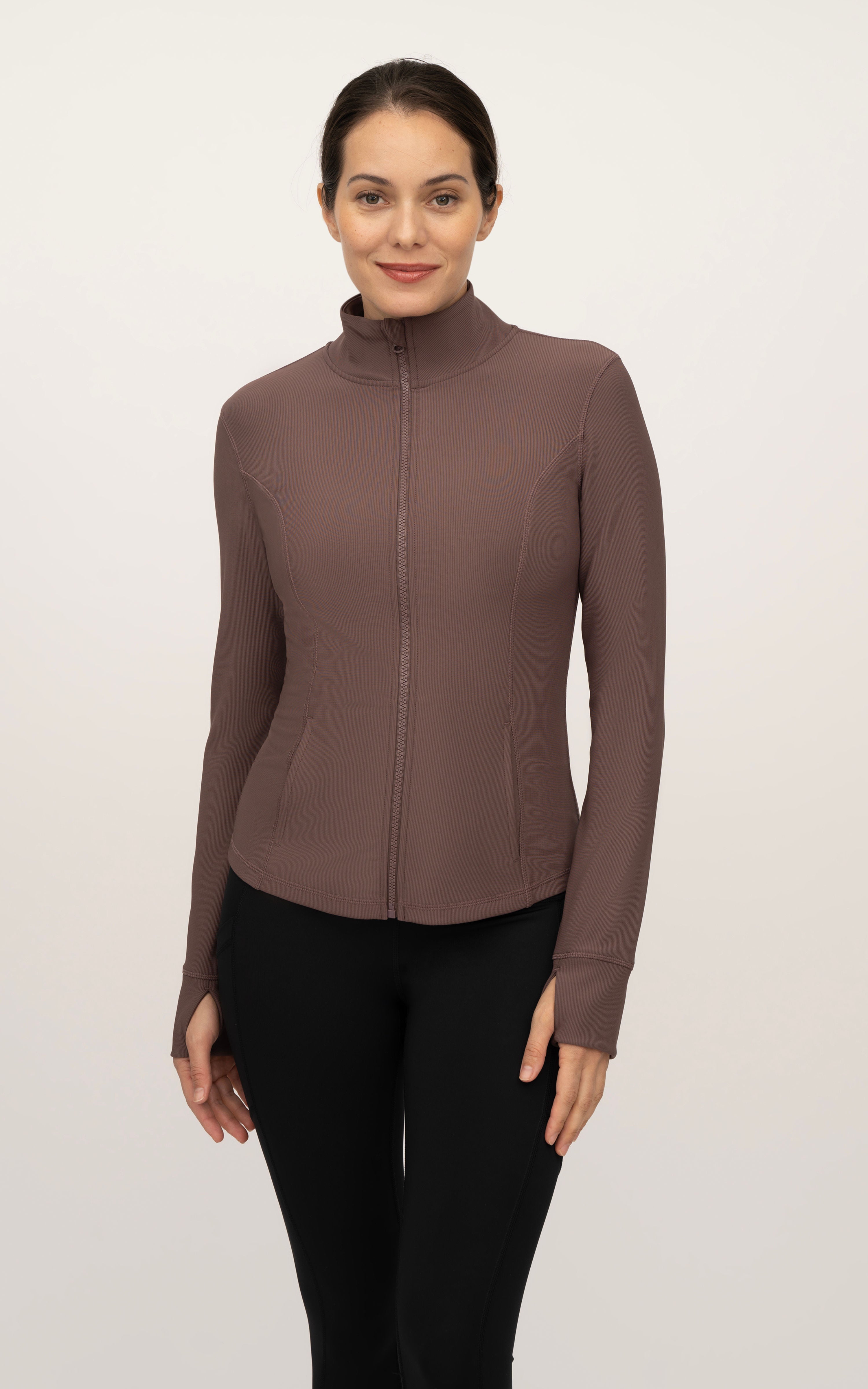 JW88967 Rib Altitude full zip performance jacket – Peppercorn – image 1