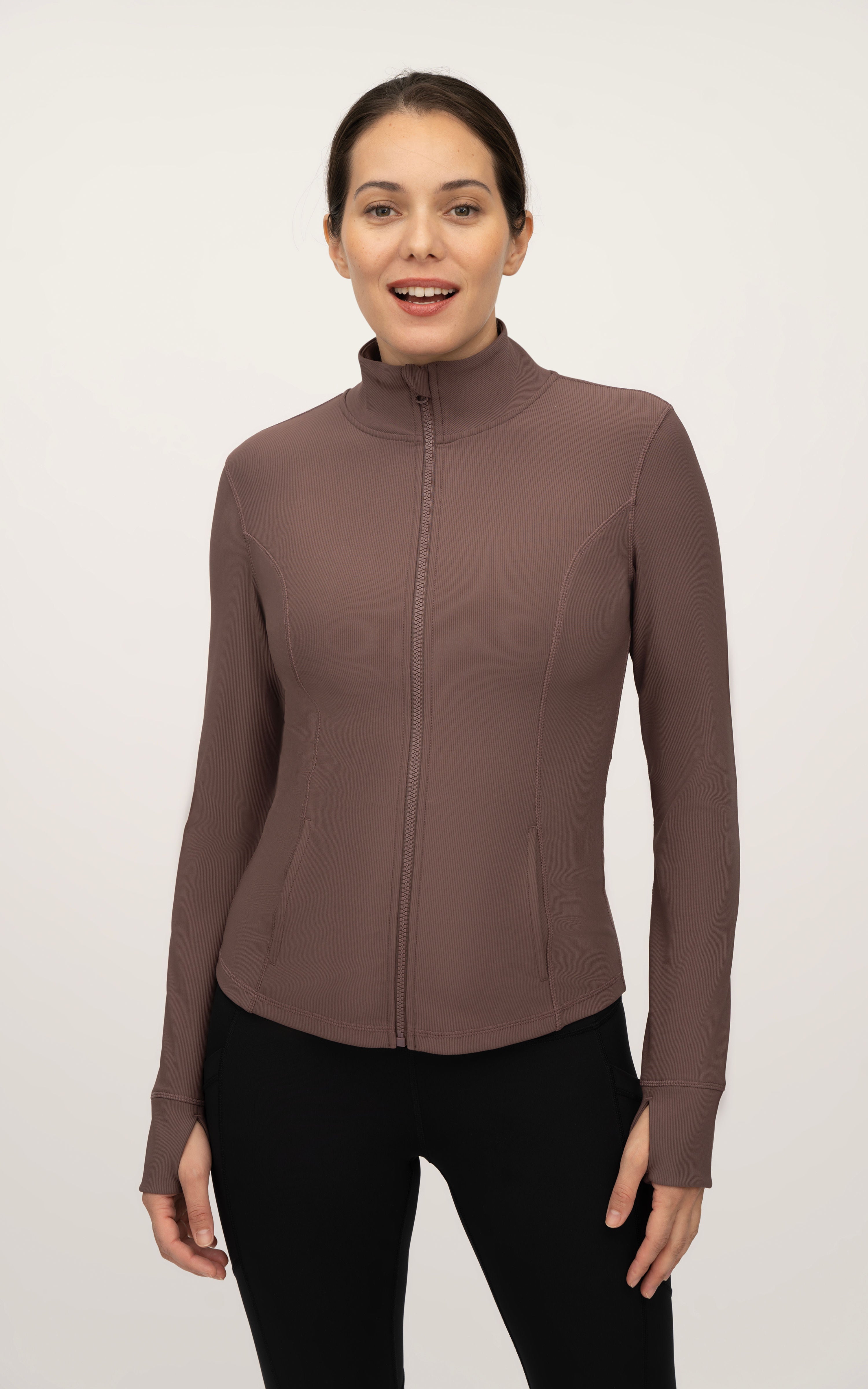 JW88967 Rib Altitude full zip performance jacket – Peppercorn – image 3