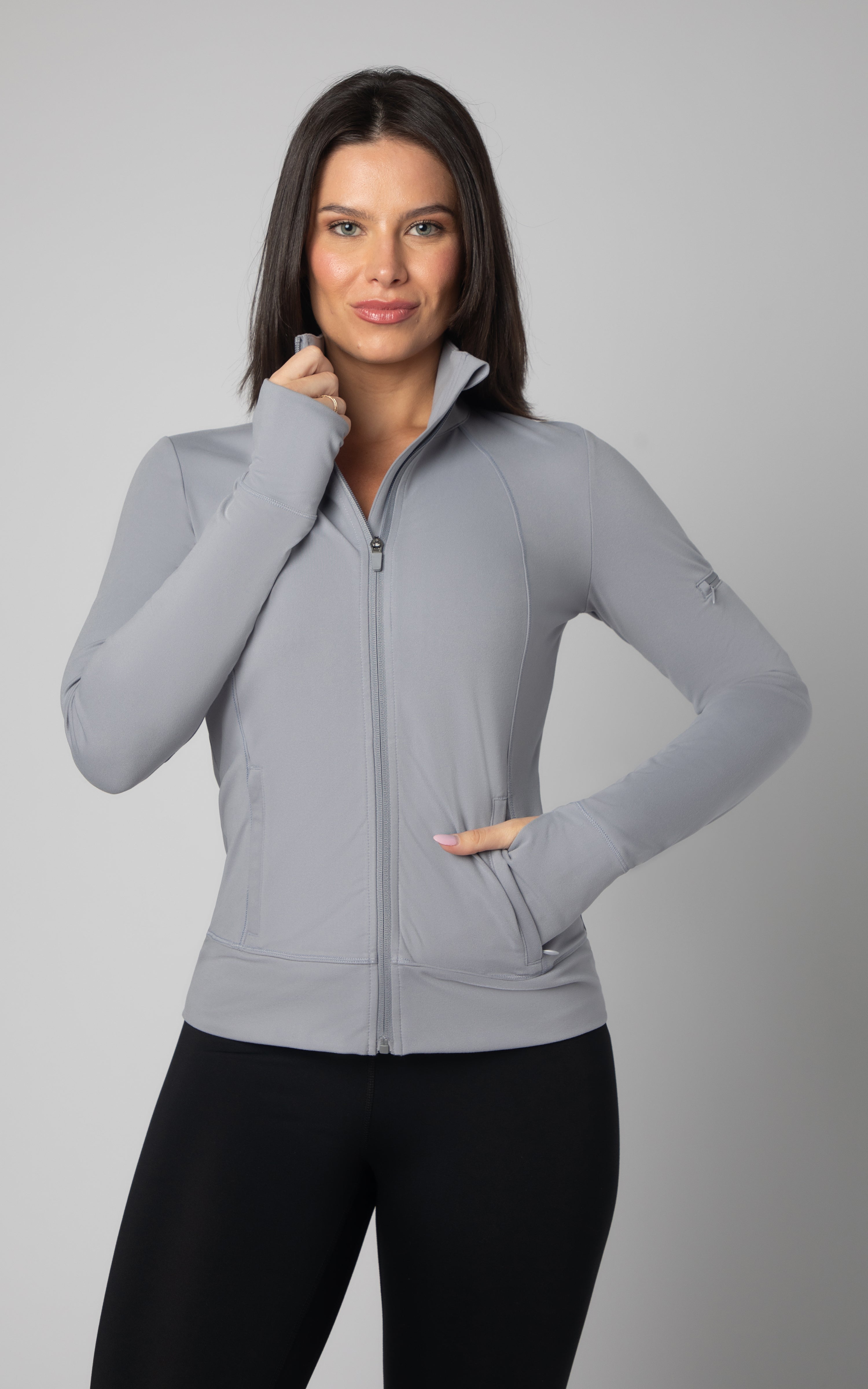 Lux Full Zip Performance Brooke Jacket - JW88997 – 90 Degree by Reflex