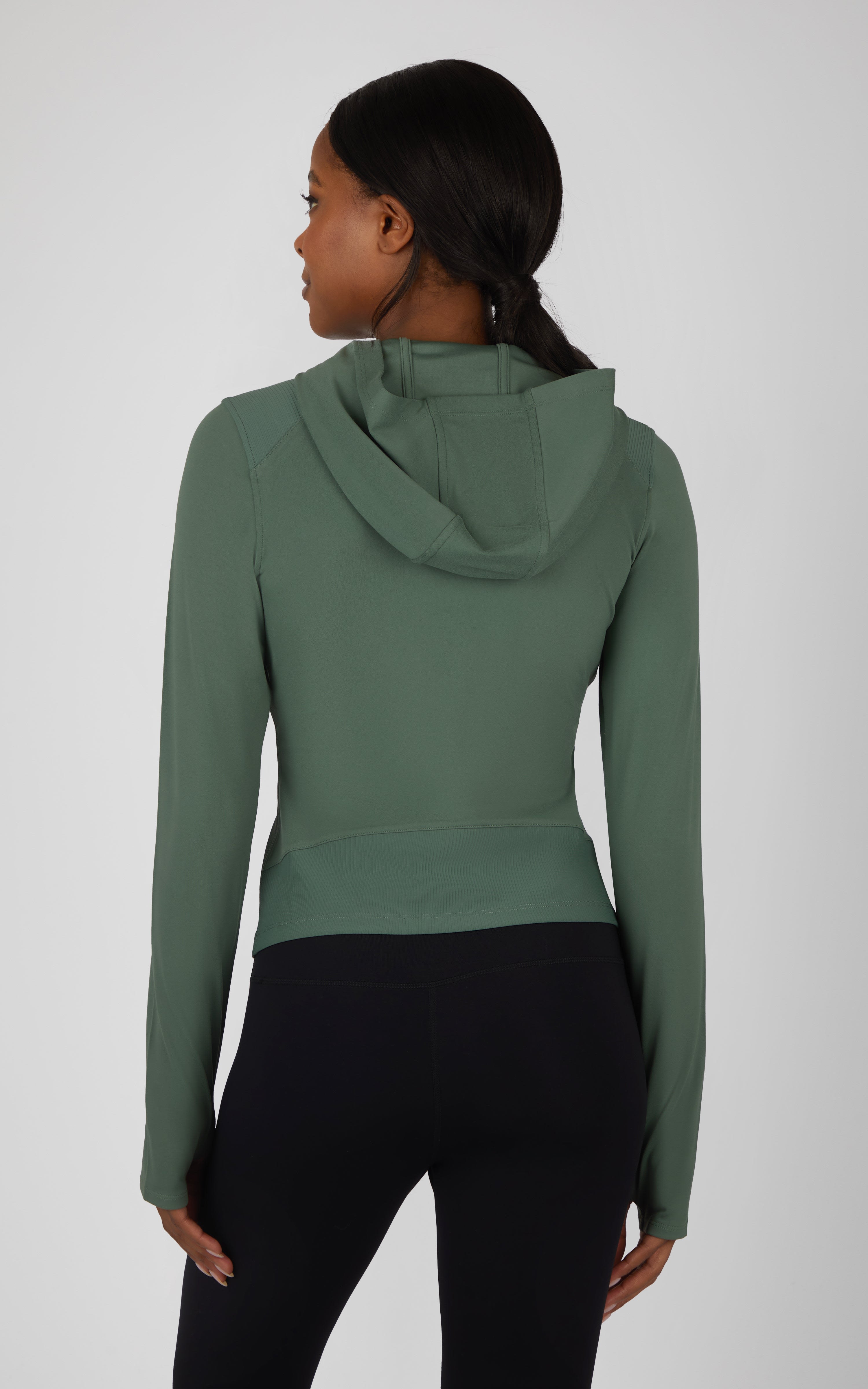 Lux Full Zip Hoodie - 90 Degree by Reflex