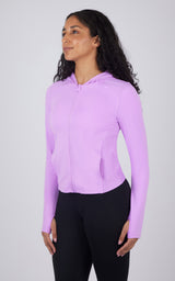Lux Full Zip Hoodie - 90 Degree by Reflex
