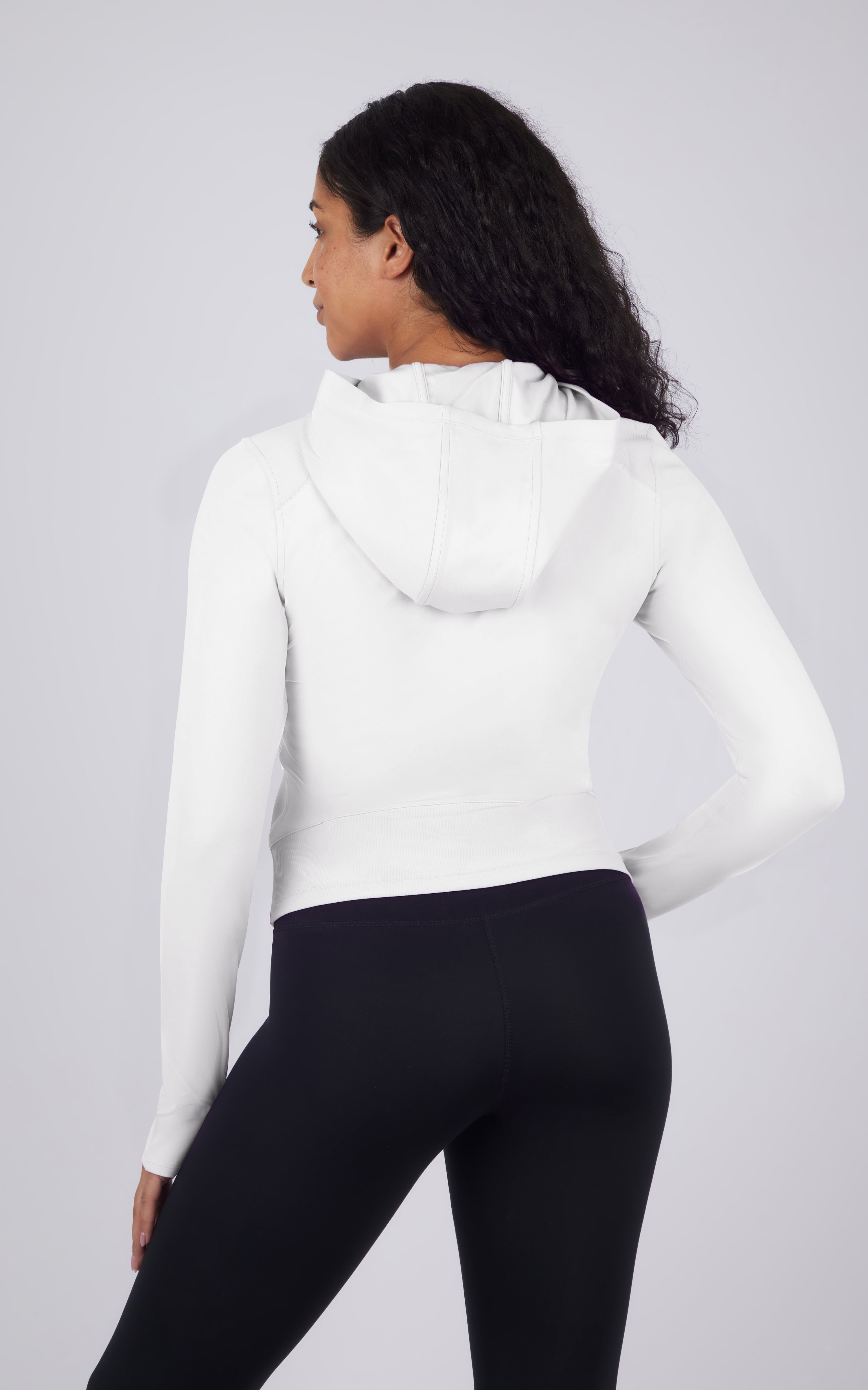 Lux Full Zip Hoodie - 90 Degree by Reflex