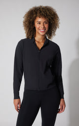 Warp X Intown Full Zip Bomber Jacket - 90 Degree by Reflex