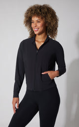 Warp Intown Full Zip Bomber Jacket - 90 Degree by Reflex