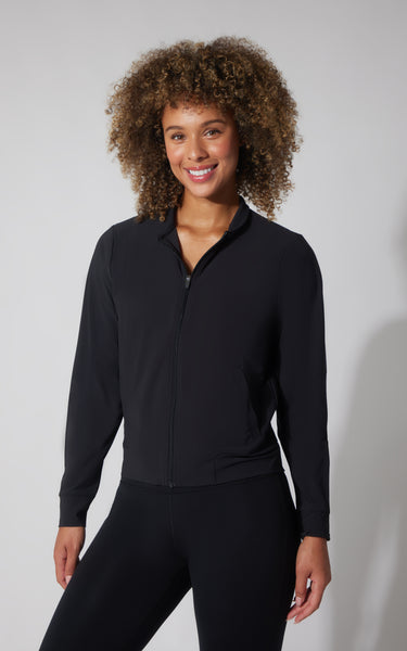 Warp X Intown Full Zip Bomber Jacket - JW89787-W01 – 90 Degree by