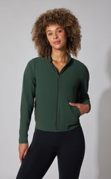 Warp Intown Full Zip Bomber Jacket
